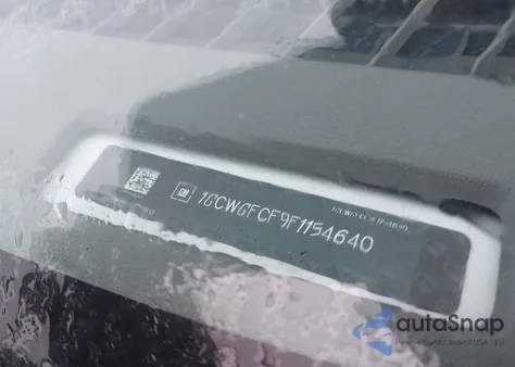 2015 Chevrolet Express 2500 Work Van from USA, damaged, VIN 1GCWGFCF9F1154640